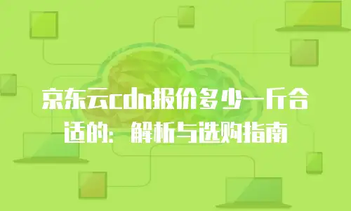 京东云弹性网卡续费多少合适：企业用户的成本优化指南