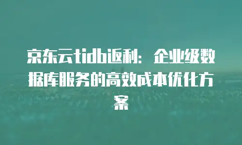 京东云数据分析费用是多少钱一个月？全面解析与实用建议