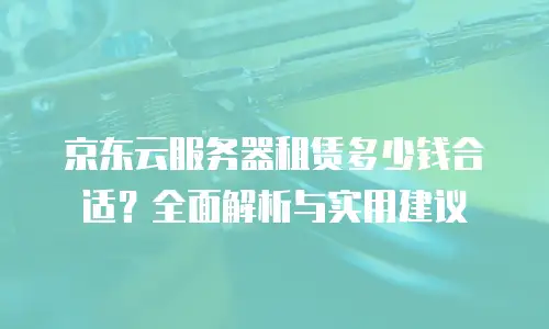 京东云Vearch优惠多少合适：企业与个人用户的选购指南