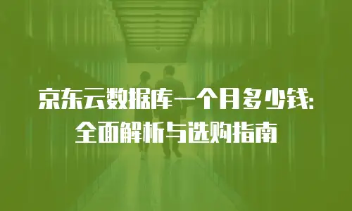 京东云公网IP佣金详解：如何优化成本与收益