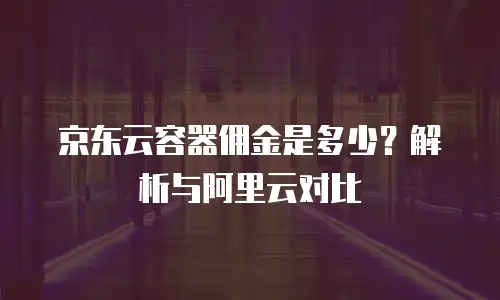 京东云储存便宜多少元合适？全面解析价格优势与选择策略