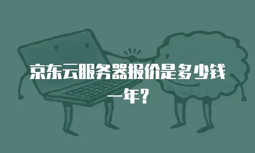 京东云服务器报价是多少钱一年？