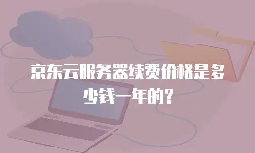 京东云服务器续费价格是多少钱一年的？