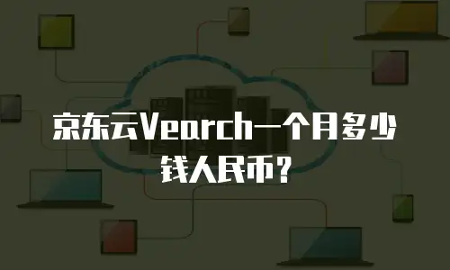 京东云Vearch一个月多少钱人民币？