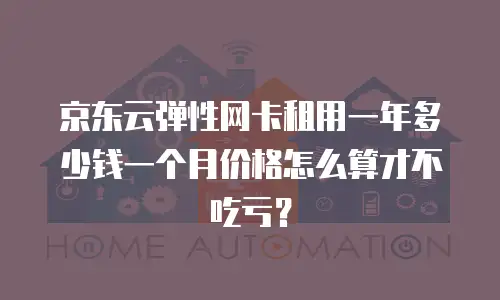 京东云弹性网卡租用一年多少钱一个月价格怎么算才不吃亏？