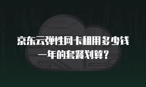 京东云弹性网卡租用多少钱一年的套餐划算？