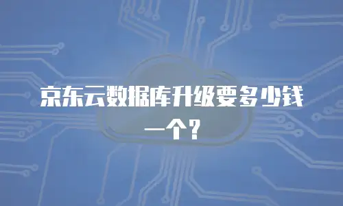 京东云MongoDB租用：企业级数据库解决方案的深度解析