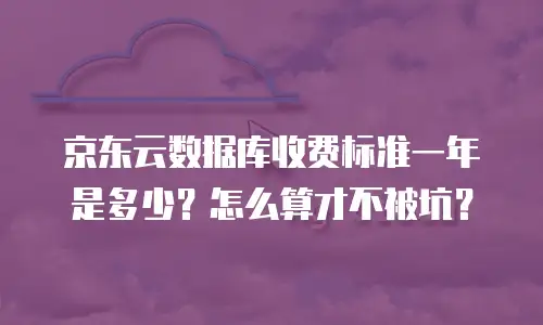 京东云网络安全收费：全面解析与实用建议