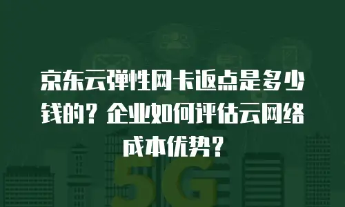 京东云弹性网卡返点是多少钱的？企业如何评估云网络成本优势？