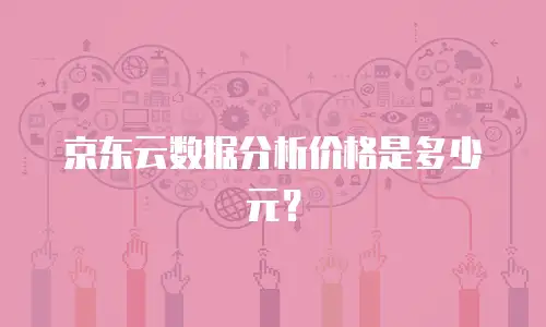 京东云数据分析价格是多少元？