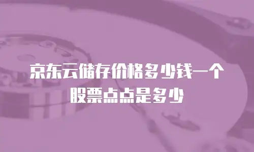 京东云原生容器价格多少钱一台的？深度解析与选购建议