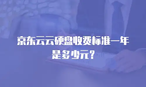 京东云云硬盘收费标准一年是多少元？