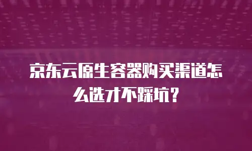 京东云服务器租用多少钱一个？全面解析价格与性价比