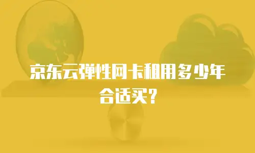 京东云弹性网卡租用多少年合适买？