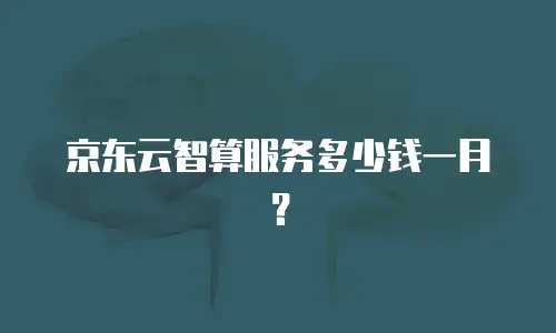 京东云容器价格表解析与成本优化策略