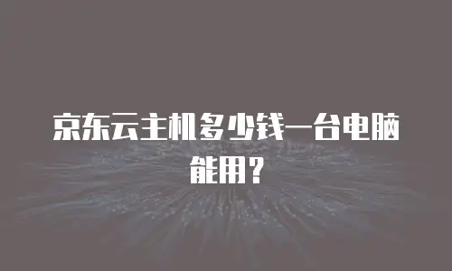 京东云数据分析返现规则：企业降本增效的智能选择