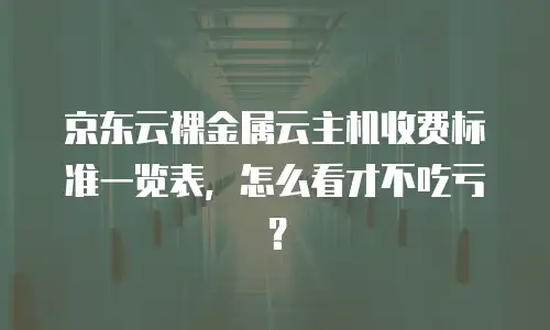 京东云容器租用多少钱一天合适？全面解析与成本优化策略