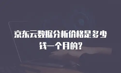 京东云原生容器价格多少钱一个？深度解析与行业对比