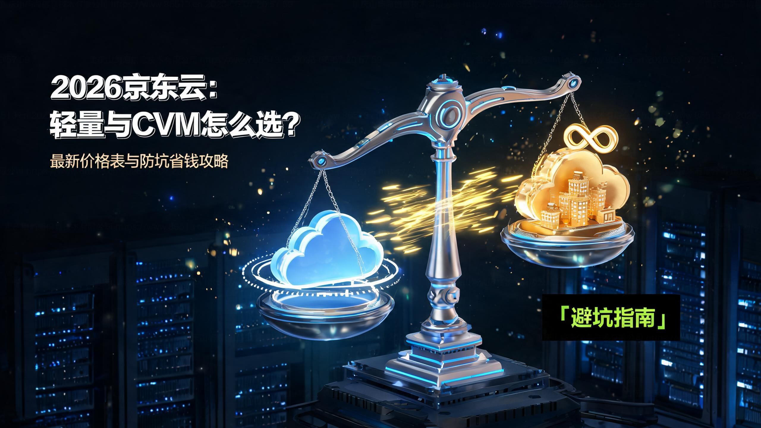 2026年最新京东云服务器价格表：轻量与CVM云主机优惠选购指南
