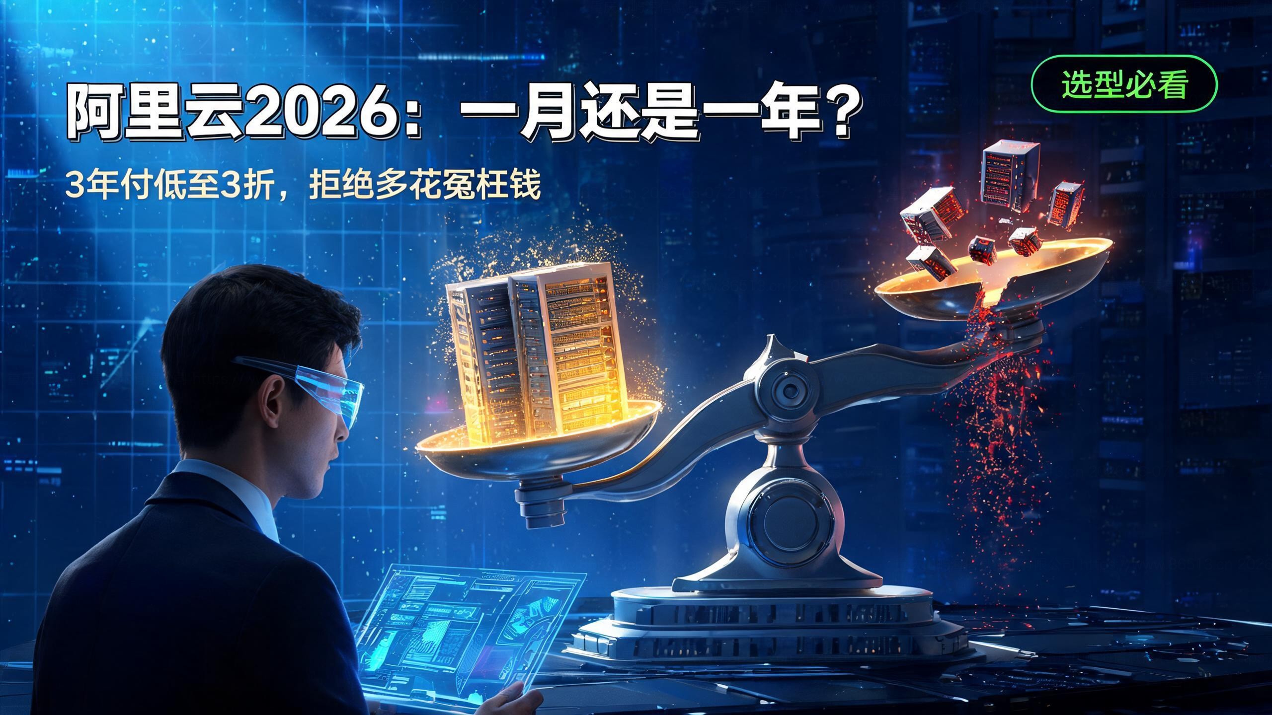 2026年最新阿里云服务器租用价格表：1个月、一年与3年收费明细与选型指南