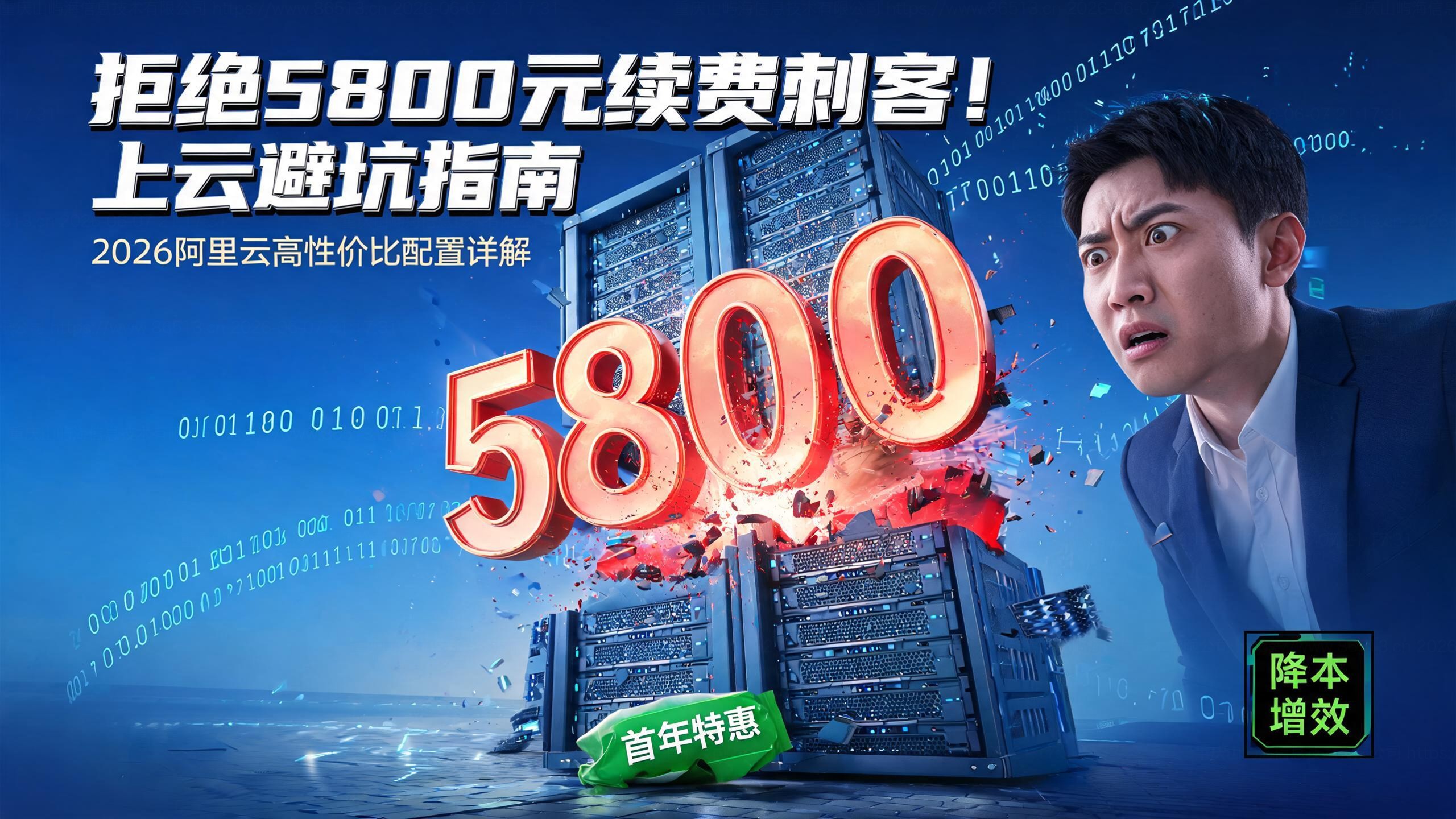 2026年阿里云服务器一年价格5800元配置详解与高性价比上云方案