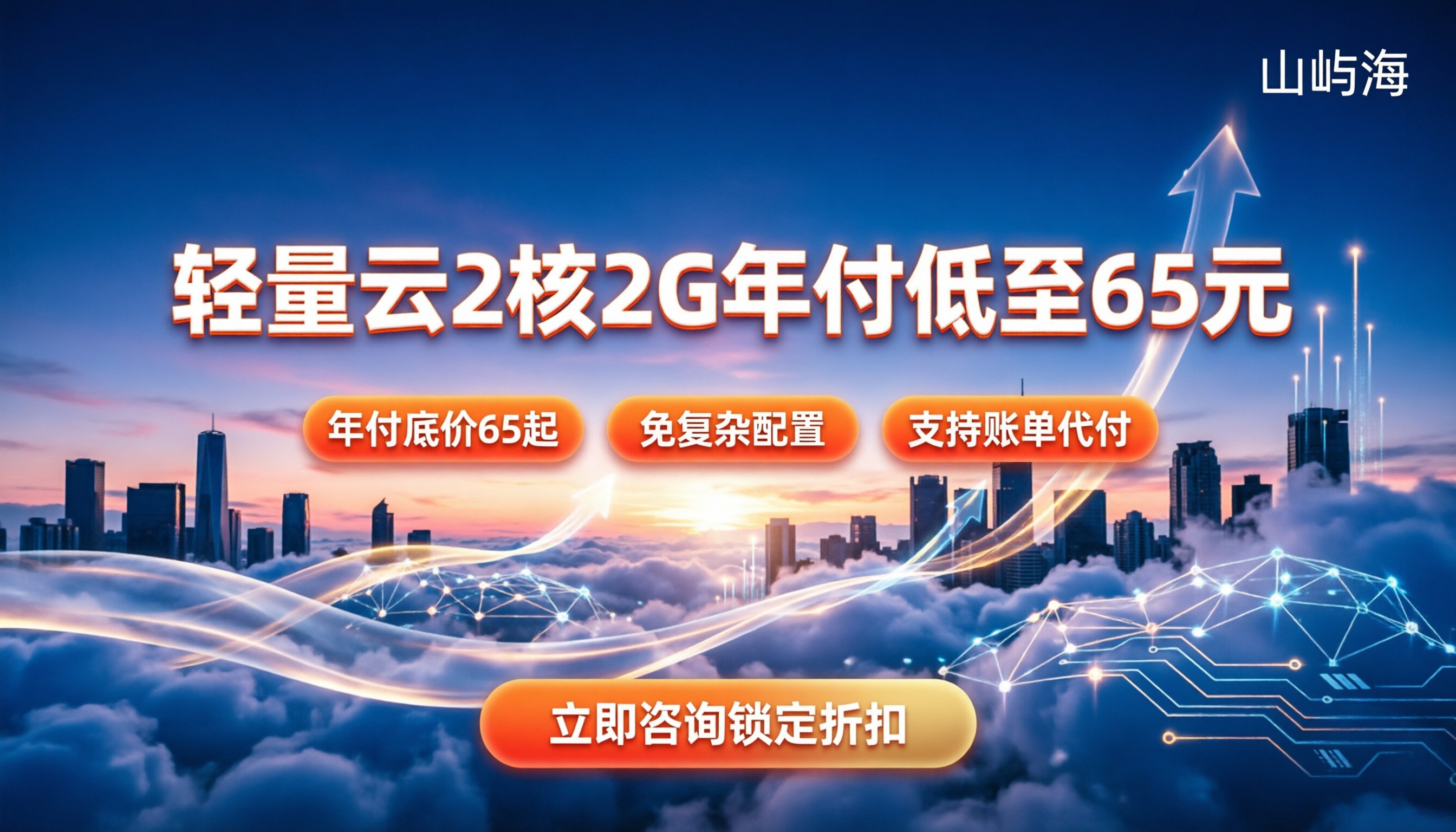 京东云轻量云2核2G价格:今年怎么买最划算?