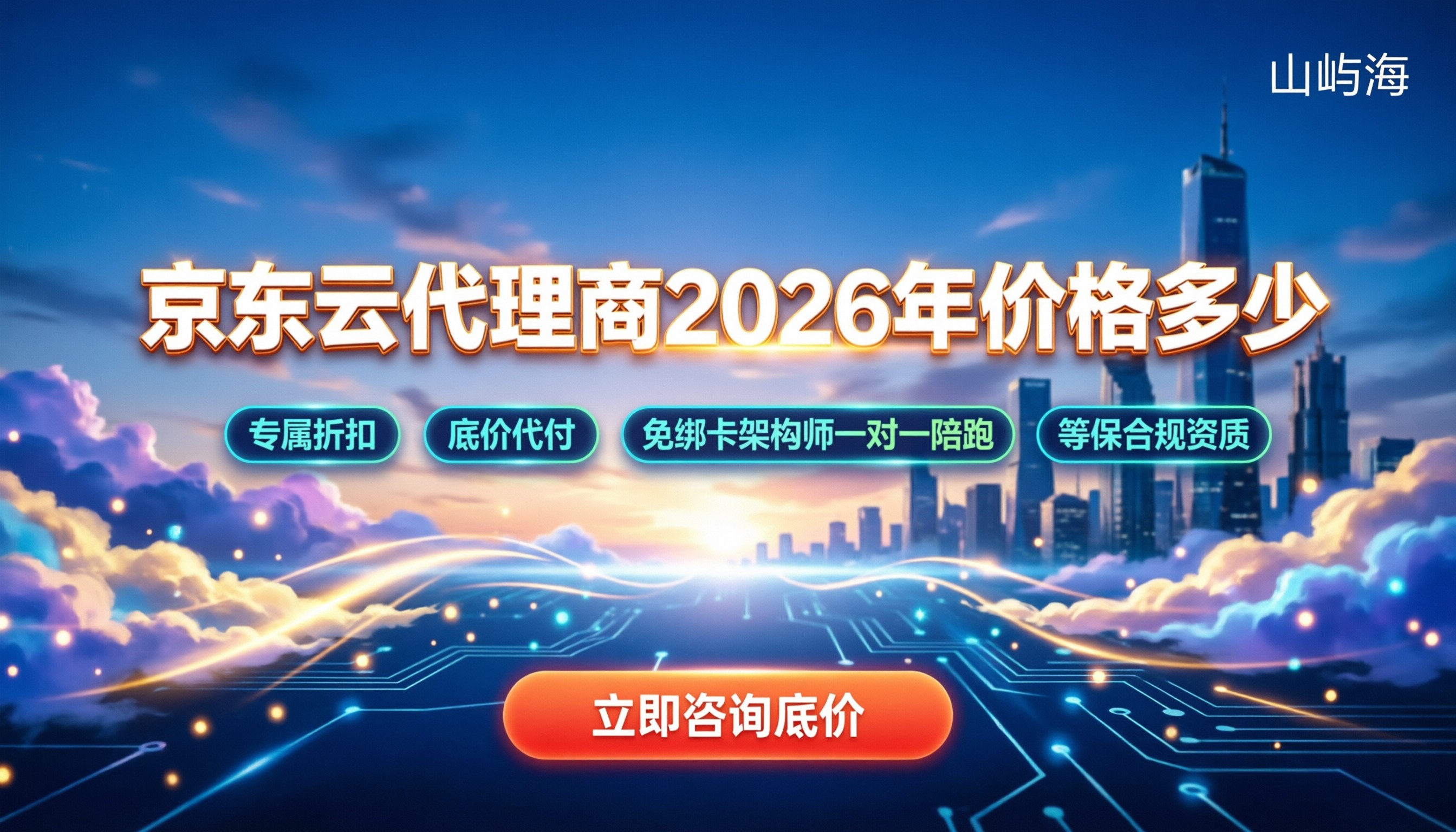 京东云代理商2026年价格多少：今年渠道怎么比？
