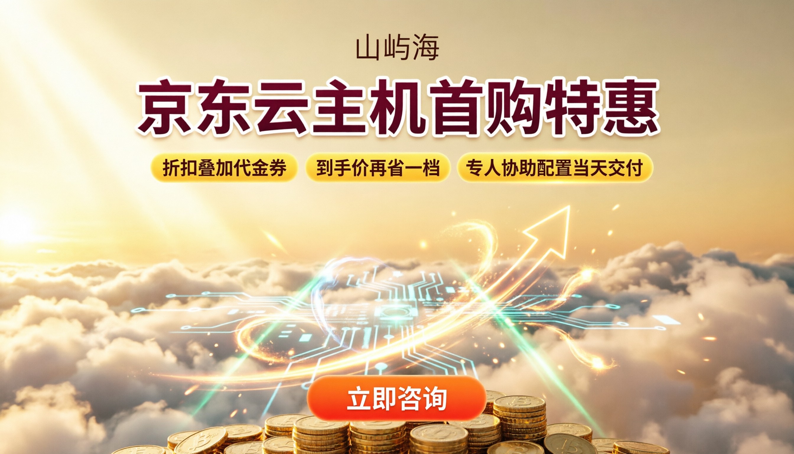 京东云云主机首购优惠:代理渠道怎么买更省?