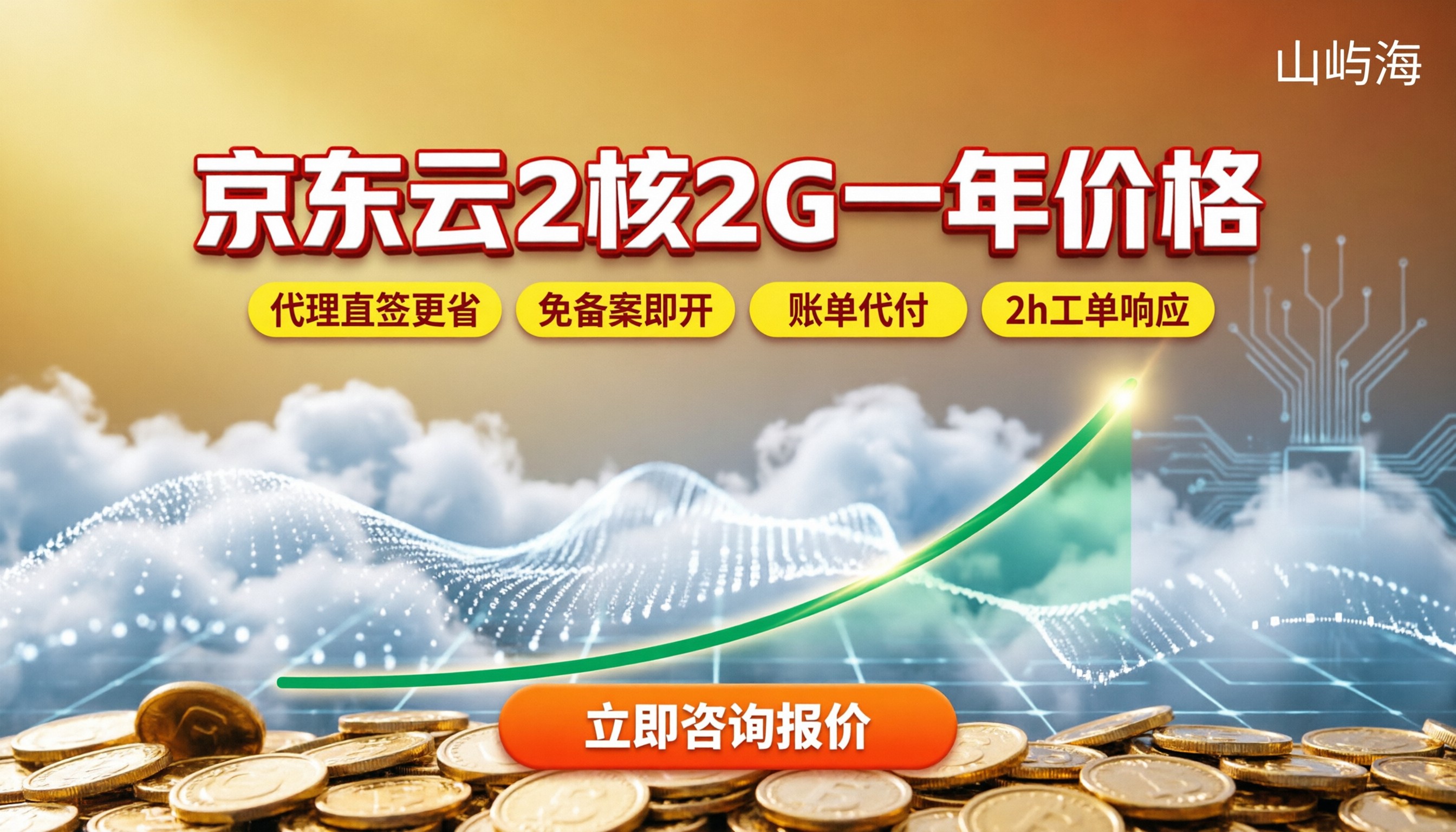 京东云2核2G服务器一年价格:代理怎么买更省