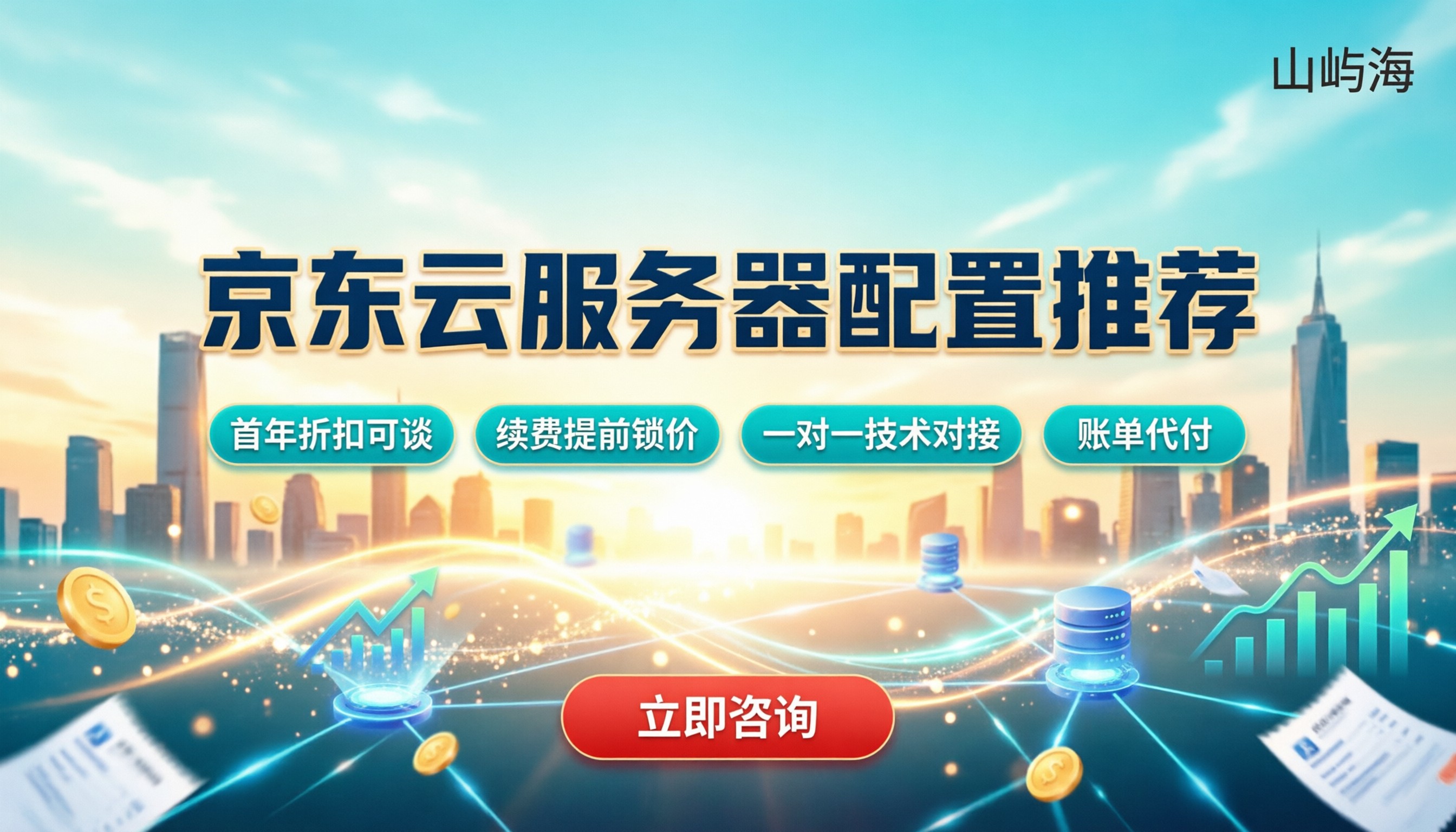京东云服务器配置推荐:个人博客选几核几G?