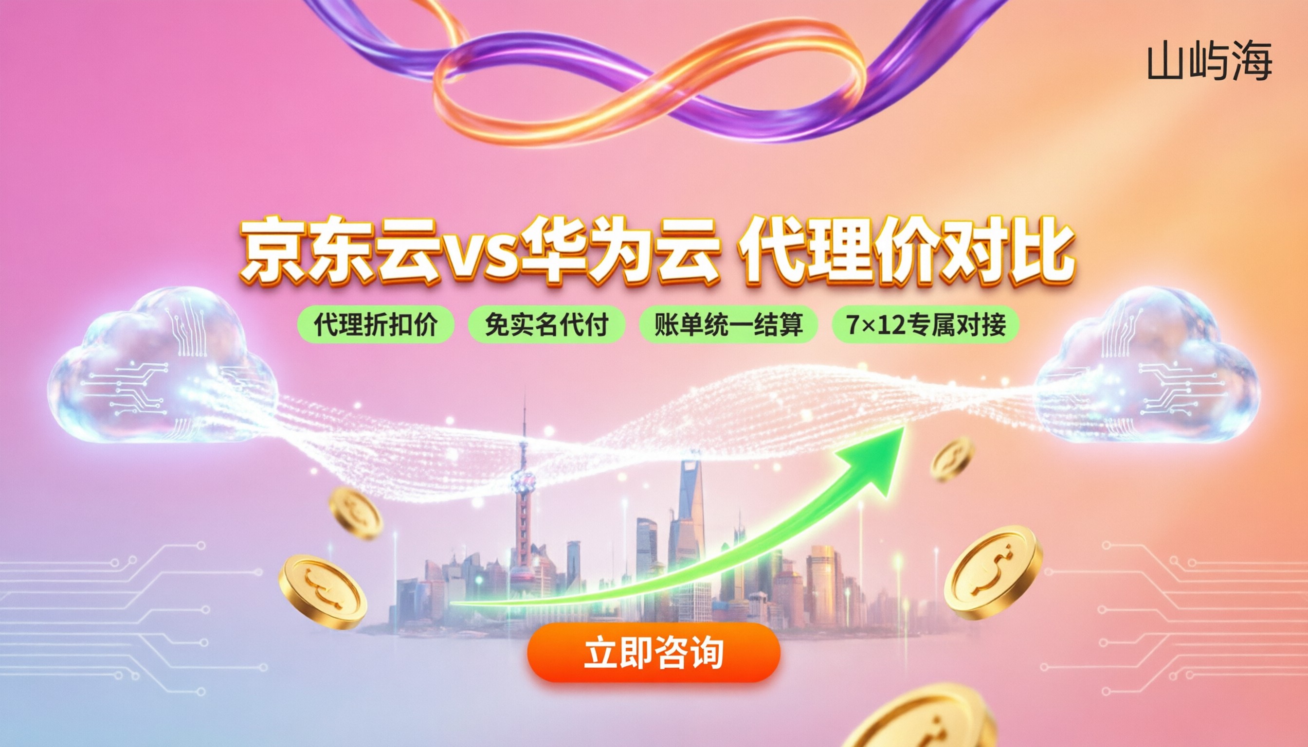 京东云vs华为云哪家好:配置与代理价对比