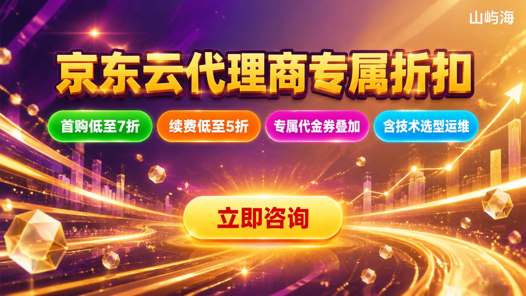 京东云代理商折扣区间:首购续费与计费明细