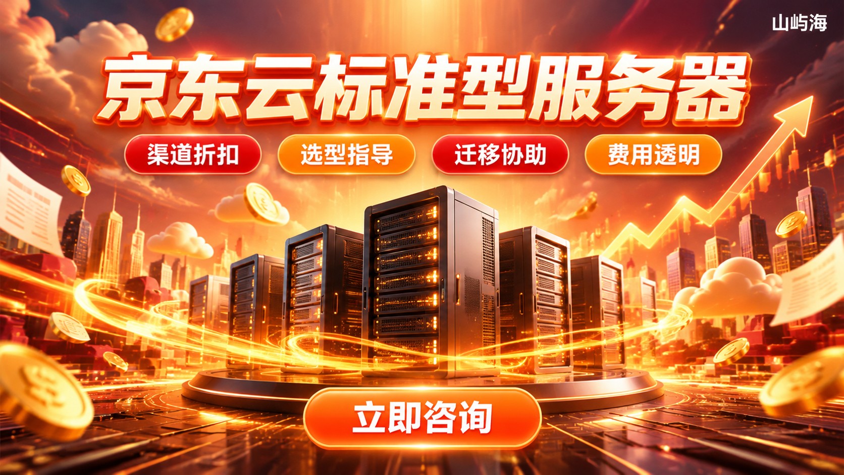 京东云标准型服务器价格明细：配置费用与渠道折扣
