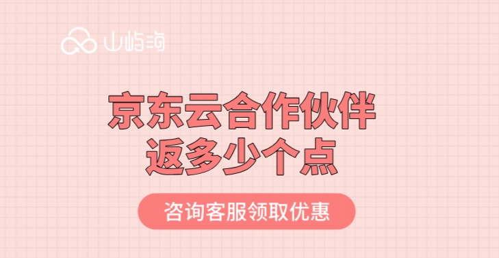 京东云合作伙伴返多少个点